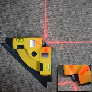 Niveau laser carré à angle droit de 90 degrés Outil de mesure de projection laser horizontal vertical de haute qualité Laser de niveau