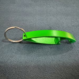 Light Weight Beer Bottle Opener Keychain Welcome Laser Logo DIY Aluminum Alloy Bottle Opener <b>Key</b> Chain - Product Image 5