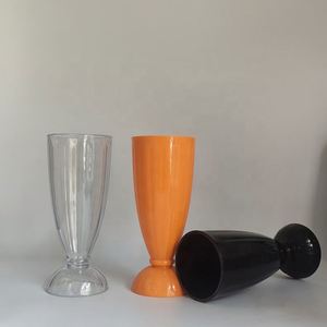 Wholesale Classic 420ml <b>Reusable</b> Leak-Proof Eco-Friendly Recyclable Food Grade Plastic <b>Cup</b> for Wedding Milkshake Ice Cream Juice - Product Image 2