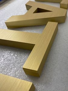 3D trong nhà/ngoài trời dẫn hiển thị dấu hiệu tùy chỉnh Backlit ánh sáng đứng cài đặt quảng cáo thanh/công ty/văn phòng làm Acrylic - Product Image 2