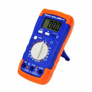 A830L multímetro LCD digital medidor de corriente voltaje resistencia capacitancia frecuencia temperatura probador detección