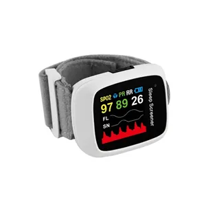 Il display del design indossabile per il monitoraggio del sonno per il monitoraggio del sonno misura semplicemente la frequenza respiratoria di SpO2, PR