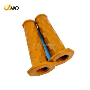 WANOU Classic <span class=keywords><strong>Vintage</strong></span> Motorcycle Cross Grips 22mm Poignées Poignées Marron - Product Image 1