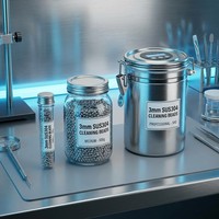 Fournisseur en gros de boules de nettoyage pour verres à vin en acier inoxydable 304 de qualité supérieure pour le nettoyage des décanteurs
