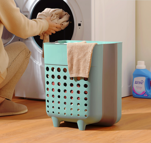Collapsible <strong>Laundry</strong> <strong>Basket</strong> Hanging and Foldable <strong>Laundry</strong> <strong>Basket</strong> Dirty Clothes <strong>Basket</strong> - Product Image 5