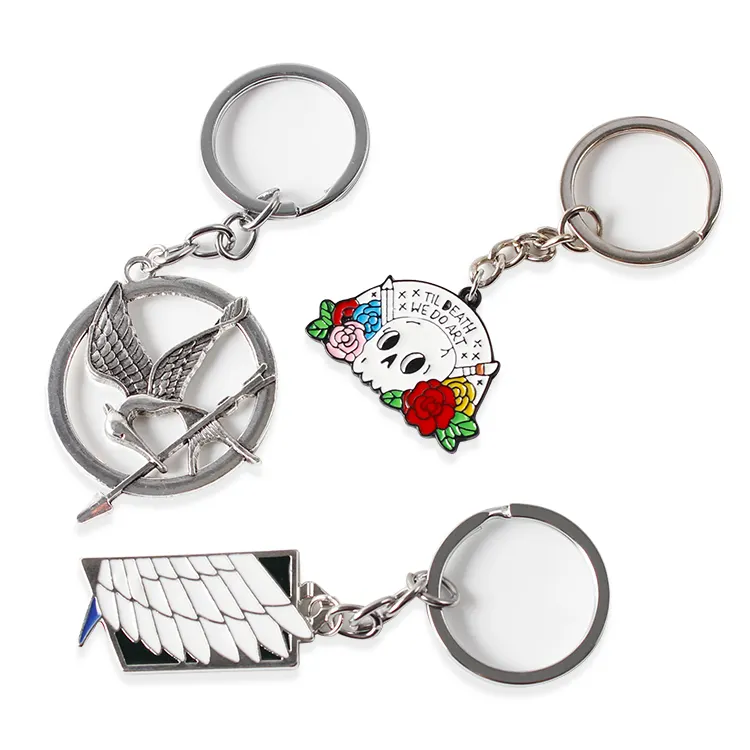Wholesale Metal Car Accessories Decoration Gift Keychain For Custom Logo Luxury Designer Key Chain