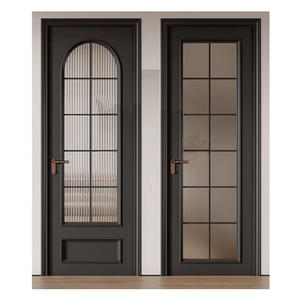 Modern Good Quality Luxury Complete Set Soundproof Solid Color Wooden <b>Doors</b> <b>Interior</b> <b>Doors</b> Bedroom <b>Doors</b> - Product Image 1