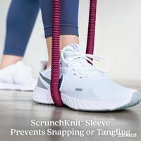 Ensemble de tubes de résistance Supro Professional avec poignées et ancre de porte - Bandes d'exercice élastiques robustes pour entraînement physique