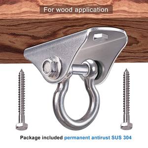 Support de suspension avec plaque de fixation à boulons pour sac de sable de yoga, plaque fixe rotative, crochet de suspension pour hamac et balançoire de chambre - Product Image 3