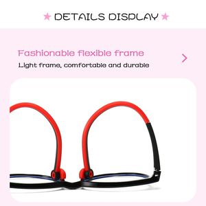 Kính chơi game chống ánh sáng xanh cho trẻ em, nam nữ, logo tùy chỉnh 2025, khung TR90, ngăn chặn tia xanh - Product Image 4