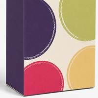 Cartons pliables à rabat personnalisés en carton écologique avec pelliculage mat pour coffrets de macarons faits main