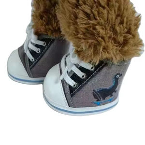 14 "-16" के लिए फोम रबर भरने के साथ मुफ्त कस्टम कैनवास यूनिसेक्स टेडी भालू जूते के जूते और सहायक उपकरण बनाते हैं - Product Image 2