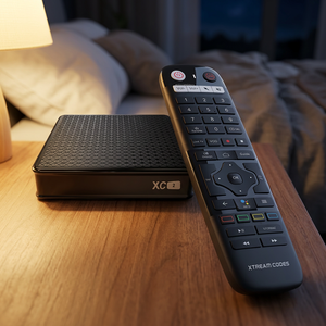 Boîtier TV intelligent 4K XC2 2026, le plus vendu |   Boîtier <span class=keywords><strong>IPTV</strong></span> MEELO PLUS XTV Android 2 Go 16 Go Double WiFi Xtream Codes - Product Image 1