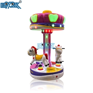 Thương Mại Trẻ Em Carousel Ride Với LED Âm Nhạc Coin Vận Hành Trò Chơi Merry <span class=keywords><strong>Go</strong></span> Vòng 3 Carousel Horse - Product Image 1