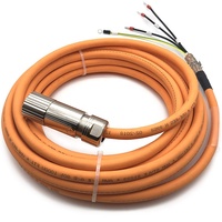Cadena de Cables Blindada de Silicona de Alta Flexibilidad con Bridas para Cables, Apta para Cables de Alimentación de Servomotores Lenz EYP005Y0150A00
