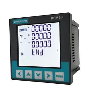 3 Phase RS485 Programmier barer Strom qualitäts analysator Digitale Überwachung Elektrischer Energie leistungs messer