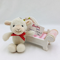 Offre Spéciale – Jouets en Peluche Personnalisés OEM en Forme de Souris Grise Mignonne – Porte-clés en Peluche Douce de 10 cm pour Sac