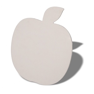 Original PU Leather Travel Portable Apple Shape Single Side Makeup <b>Mirror</b> - Product Image 6