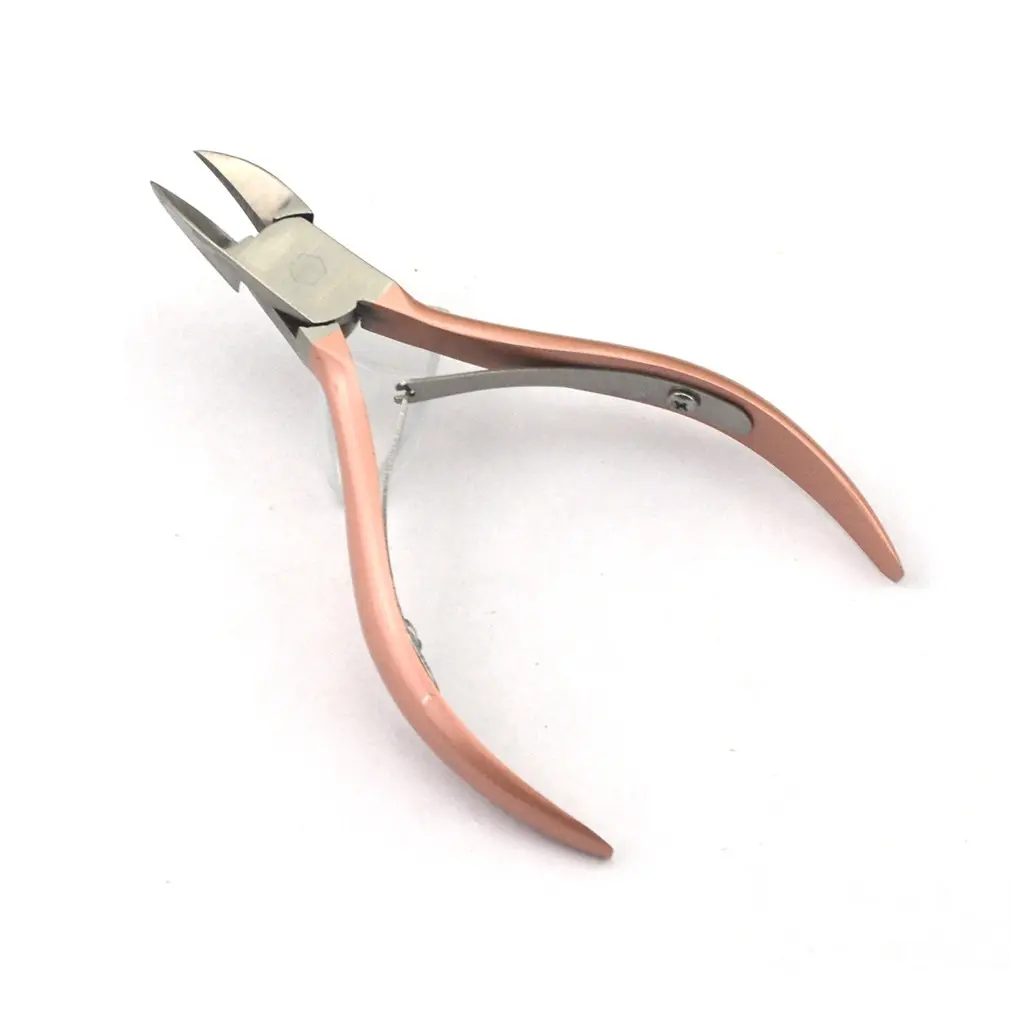 Stainless steel rose gold dead skin pliers nail orthosis nail groove special nail clipper olecranon