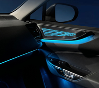 Lampe d'ambiance décorative de voiture à 64 couleurs pour Lexus NX RX ES GX CT200 Symphony Éclairage intérieur de voiture complet