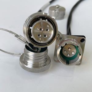 Zltc ขั้วต่อสายไฟเบอร์แบบเดี่ยว4แกน D38999 <span class=keywords><strong>ymf</strong></span> YMF04P ปลั๊กและซ็อกเก็ต YMF04S สายไฟเบอร์ออปติก - Product Image 1