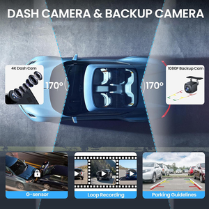 DriveSyncKits Pantalla de Navegación <span class=keywords><strong>para</strong></span> Automóvil de 60 FPS con Cámara <span class=keywords><strong>para</strong></span> Tablero 4K, Cámara de Reversa 1080P, Pantalla Portátil de 10.26 Pulgadas <span class=keywords><strong>para</strong></span> Automóvil - Product Image 6