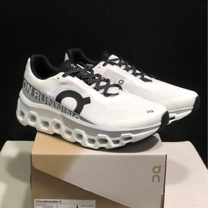 <span class=keywords><strong>Ono</strong></span> Running CloudmONster 2 Slip-<span class=keywords><strong>On</strong></span> Lace-Up Solid Cushioned Mesh Breathable Shock Absorption Augmentation de la résistance à l'usure Unisexe - Product Image 2