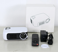 Mini projecteur intelligent portable LED LCD DLP 4K pour cinéma maison, jeux, chambre d'enfant, cadeau A2000