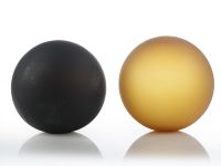 Abat-jour en verre borosilicate transparent de 3,3 cm fabriqué à la main par une usine chinoise OEM, résistant à la chaleur pour luminaire suspendu intérieur