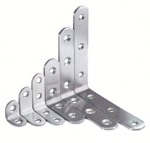 Thép không gỉ góc bên phải khung góc kết nối mã góc cho kệ gỗ tủ đồ nội thất nhiều ứng dụng - Product Image 1