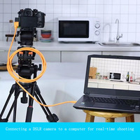 Venta al por mayor USB3.0 Micro B Cable USB C a MICRO B Cámara a ordenador PC 5M 8m 10m para Canon 1DX2 5D4 5DSR Nikon D810A D800E D5