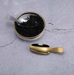 DFK01 Cucharas Espátula Chinas de Diseño Elegante con Mango Corto para Té - Product Image 4