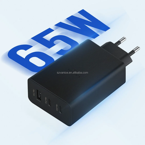 65W PD Chargeur 3 Ports D'origine EU Plug Super Rapide Chargeur USB-C PD Power Adapter <span class=keywords><strong>Trio</strong></span> Pour Samsung EP-T6530 S22 S23 Ultra - Product Image 2