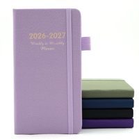 Planificador Semestral 26-27 para Cuaderno 24, Agenda Simple en Inglés, Libro de Bolsillo, Regalo Personalizado