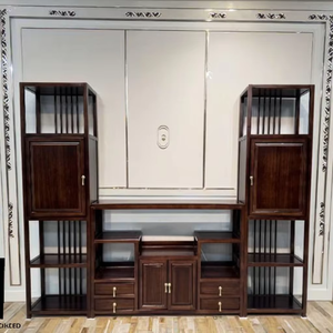 (<span class=keywords><strong>Jiang</strong></span> <span class=keywords><strong>Nan</strong></span> Xiao Zhen) Ménage Moderne Villa Grand Étage Plat Haut de Gamme Nouveau Style Chinois Stockage en Bois Massif - Product Image 2