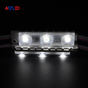 Módulo LED de Inyección Blanco 3 Lentes 1W IP68 para Letras de Canal LED, Letreros Digitales LED Flexibles para Exteriores, Módulo de Caja de Luz Publicitaria - Product Image 2