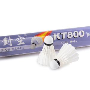 Volante de Bádminton Profesional KT800 de Pluma de Pato, Pluma Recta, Grado de Torneo Internacional, 20 Años de Durabilidad - Product Image 4