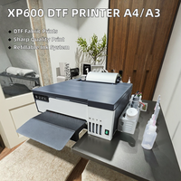 Nouvelle machine d'impression DTF XP600 améliorée, imprimante jet d'encre automatique A4 pour T-shirts, impression sur rouleau de 21 cm, estampage à chaud et flocage DTF