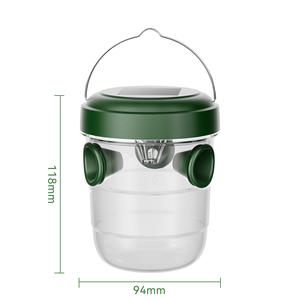 Piège à abeilles Piège à insectes volants à énergie solaire Solution durable pour les moustiques Puces Mouches à fruits - Product Image 6