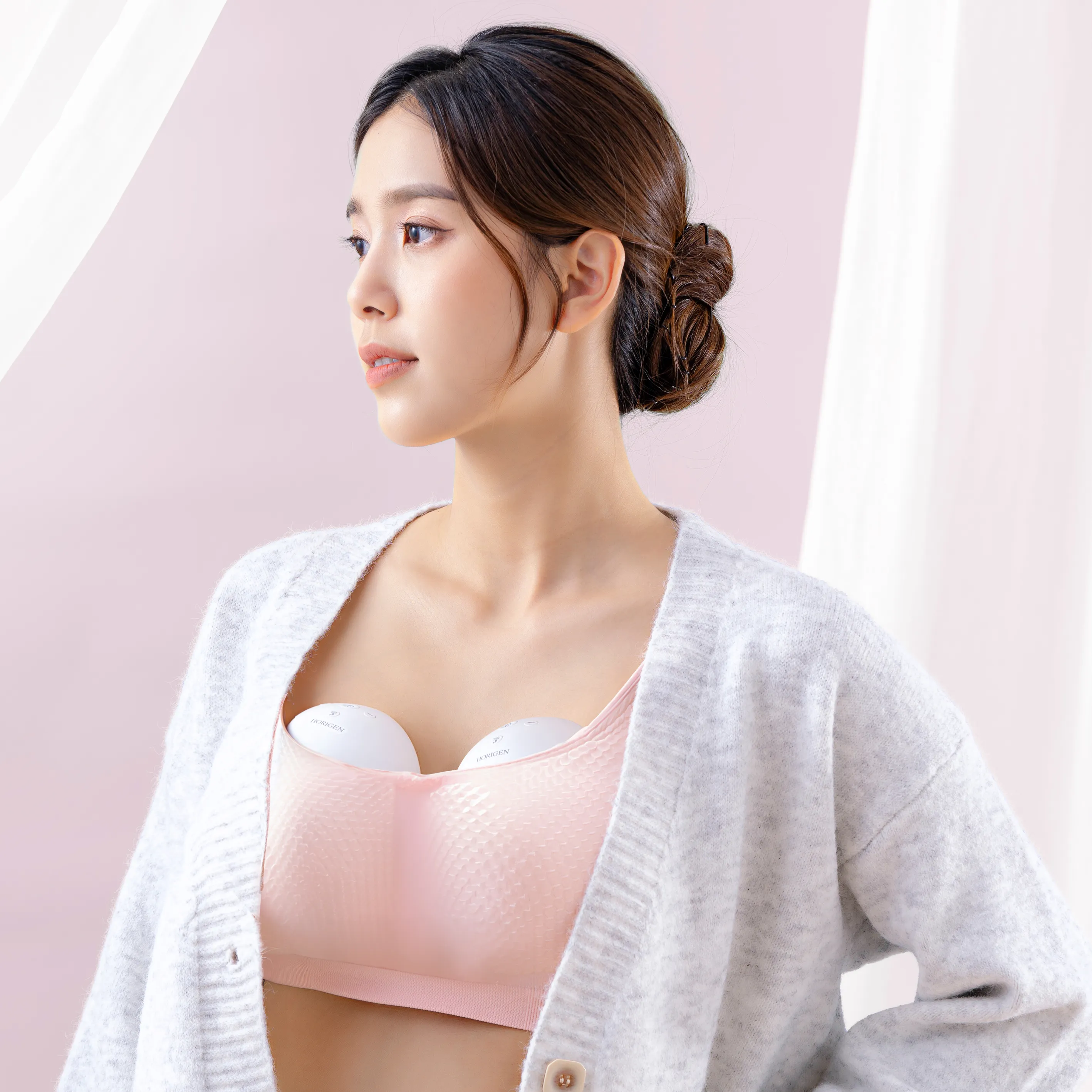 CE準拠の電動ウェアラブル搾乳器ポータブルハンズフリーノイズレス母乳母乳母乳育児真空搾乳器