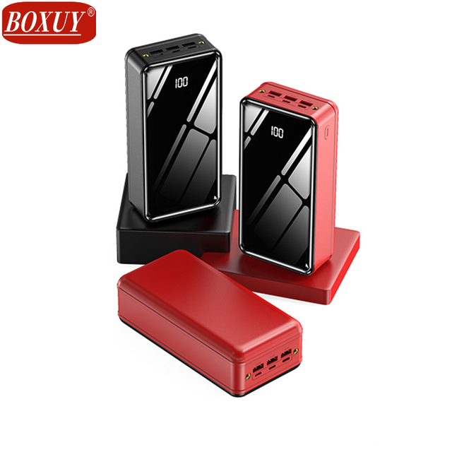 Wholesale Factory Price Large Capacity Three USB Output Three Input 50000mah Power Bank 60000mAh