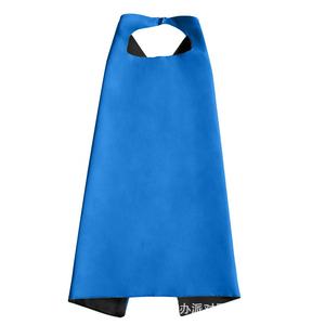 ชุดเสื้อคลุมและหน้ากากสองชั้นแบบกลับด้านได้สำหรับเด็กซูเปอร์ฮีโร่สีทึบสำหรับปาร์ตี้วันเกิดคอสเพลย์ฮาโลวีน - Product Image 4