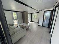 Casas Prefrafricadas Conteneur d'extension extérieur pliant Boîte à double aile de 40 pieds pour hôtel Commerce extérieur transfrontalier