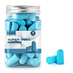In <span class=keywords><strong>Ear</strong></span> Earplug Sky <span class=keywords><strong>Blue</strong></span> Memory Foam Ohr stöpsel Gehörschutz SNR 38dB Noise Cancel ling <span class=keywords><strong>Ear</strong></span> plugs für Schlaf konzerte - Product Image 1