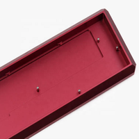 Mini étui de clavier en plastique Polycarbonate, boîtier de clavier en bois mécanique, pièces en aluminium, CNC, pièces