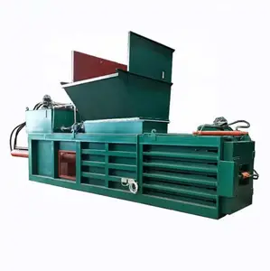 Good quality 50t/d waste packaging machine horizontal hydraulic baler waste disposal equipment