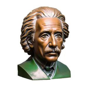 Bronze Finished Resin Custom Figure Statue Bust Sculpture