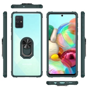 Nouvelle Tendance Claire PC <span class=keywords><strong>Support</strong></span> de Bague Magnétique <span class=keywords><strong>Support</strong></span> De <span class=keywords><strong>Voiture</strong></span> Pour Téléphone Portable <span class=keywords><strong>Samsung</strong></span> galaxy <span class=keywords><strong>A51</strong></span> - Product Image 1