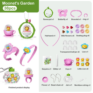 Ensemble de jouets de <span class=keywords><strong>jardin</strong></span> pour enfants, <span class=keywords><strong>maison</strong></span> de jeu éducative précoce pour garçons et filles, ensemble de jouets créatifs - Product Image 6