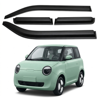Accesorios Negros para Automóviles, Visores Laterales para Puertas, Protectores de Lluvia, Deflectores de Ventana para Changan Lumin